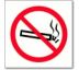 Bezpečnostní tabulky - Zákaz kouření